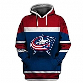 Blue Jackets Blue Wine All Stitched Hooded Sweatshirt,baseball caps,new era cap wholesale,wholesale hats